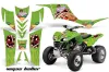 Kawasaki KFX 700 ATV Graphic Kit - 2004-2009 Vegas Baller Green