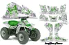 Kawasaki KFX 80 ATV Graphic Kit - 2003-2006 Butterfly Green