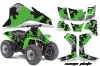 Kawasaki KFX 80 ATV Graphic Kit - 2003-2006 Camoplate Green