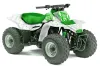 Kawasaki KFX 80 ATV Graphic Kit - 2003-2006 Silver Star - Reloaded Green