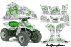 Kawasaki KFX 80 ATV Graphic Kit - 2003-2006 Butterfly Green