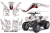 Kawasaki KFX 50 / 90 ATV Graphic Kit - 2007-2022 Bone Collector White