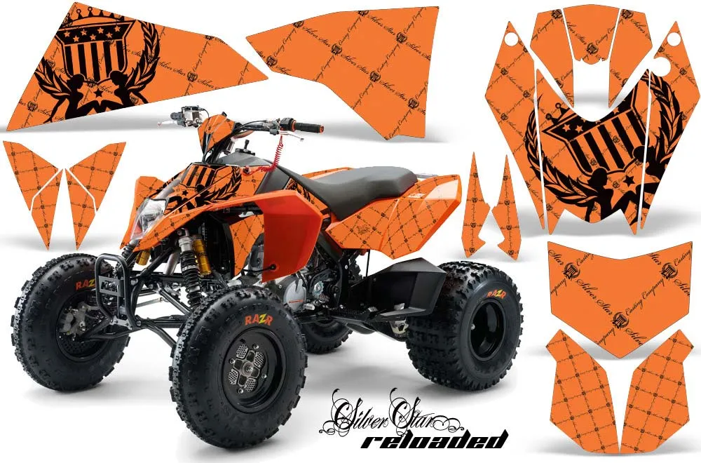 KTM 450 / 505 / 525 ATV Custom Graphic Kit - 2008-2010