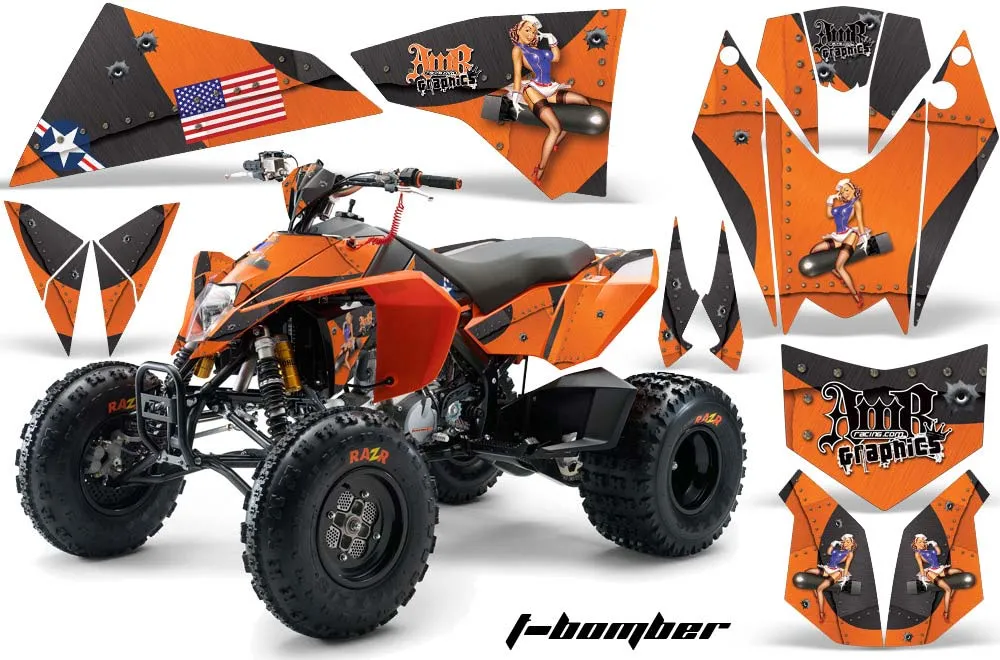 KTM 450 / 505 / 525 ATV Custom Graphic Kit - 2008-2010