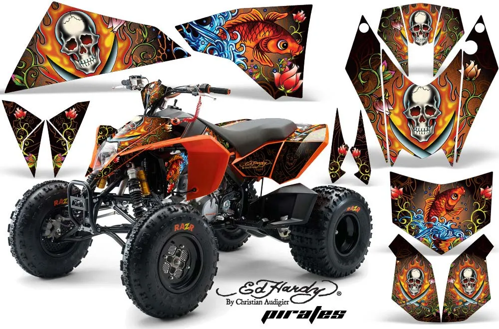 KTM 450 / 505 / 525 ATV Custom Graphic Kit - 2008-2010