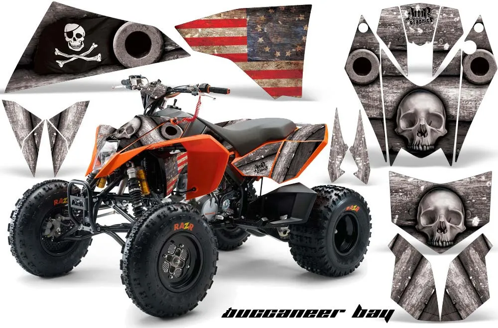 KTM 450 / 505 / 525 ATV Graphic Kit - 2008-2010 Bucaneer Bay