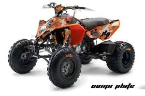 KTM 450 / 505 / 525 ATV Graphic Kit - 2008-2010 Camoplate Orange