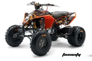 KTM 450 / 505 / 525 ATV Graphic Kit - 2008-2010 Toxicity Orange