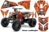 KTM 450 / 505 / 525 ATV Graphic Kit - 2008-2010 Bone Collector Orange