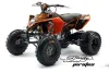KTM 450 / 505 / 525 ATV Graphic Kit - 2008-2010 Ed Hardy - Pirates Orange