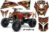 KTM 450 / 505 / 525 ATV Graphic Kit - 2008-2010 Firestorm Black