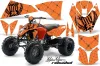 KTM 450 / 505 / 525 ATV Graphic Kit - 2008-2010 Silver Star - Reloaded Black