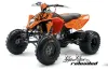 KTM 450 / 505 / 525 ATV Graphic Kit - 2008-2010 Silver Star - Reloaded Black