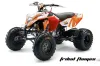 KTM 450 / 505 / 525 ATV Graphic Kit - 2008-2010 Tribal Flames Orange