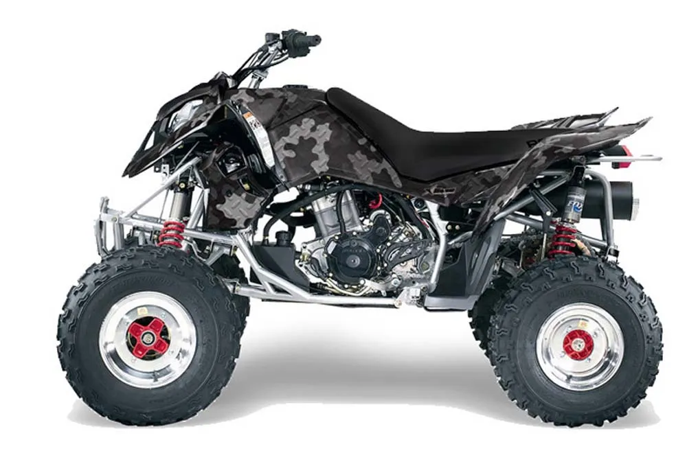 Polaris Outlaw 450 / 500 / 525 ATV Graphic Kit - 2006-2008 Camoplate Black