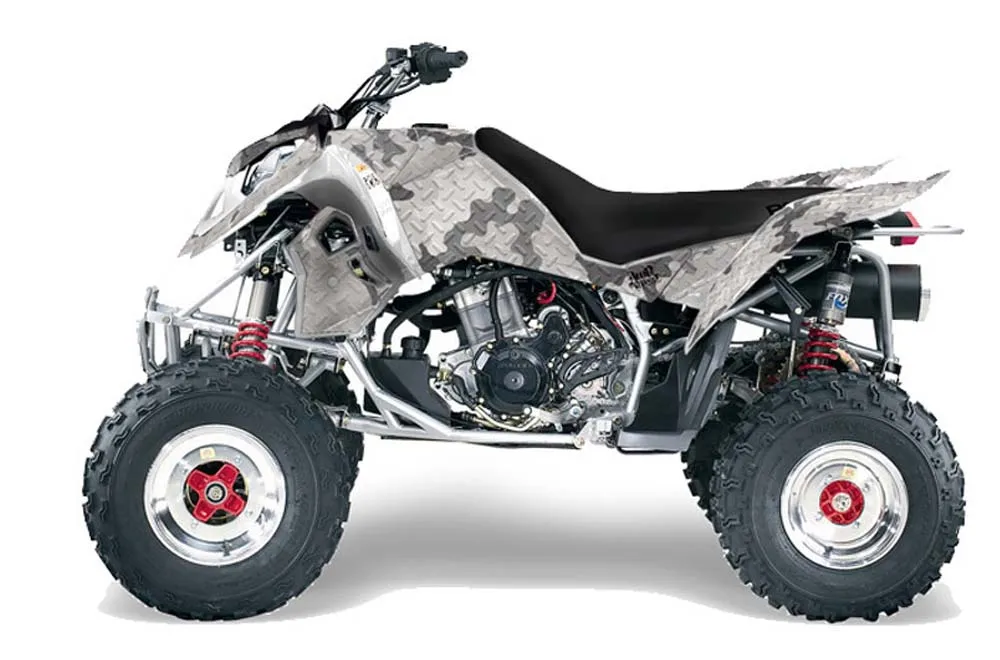 Polaris Outlaw 450 / 500 / 525 ATV Graphic Kit - 2006-2008 Camoplate White