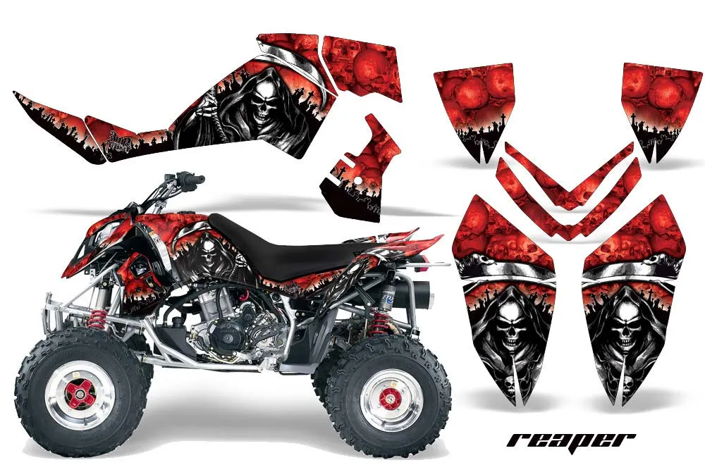 Polaris Outlaw 450 / 500 / 525 ATV Graphic Kit - 2006-2008 Reaper Red