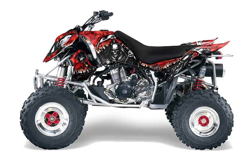 Polaris Outlaw 450 / 500 / 525 ATV Graphic Kit - 2006-2008 Reaper Red