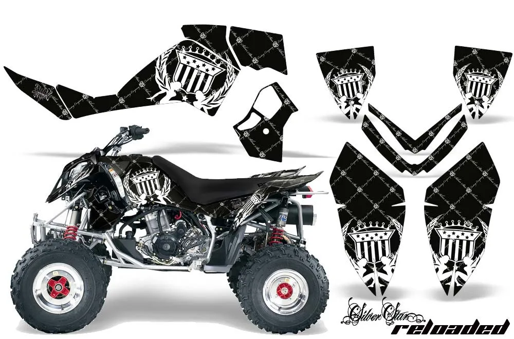 Polaris Outlaw 450 / 500 / 525 ATV Graphic Kit - 2006-2008 Silver Star - Reloaded White