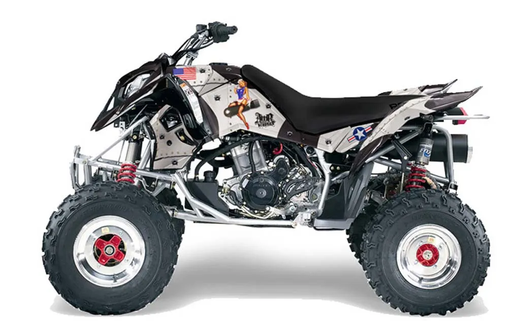 Polaris Outlaw 450 / 500 / 525 ATV Graphic Kit - 2006-2008 T Bomber Black