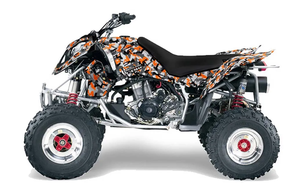 Polaris Outlaw 450 / 500 / 525 ATV Graphic Kit - 2006-2008 Urban Camo Orange