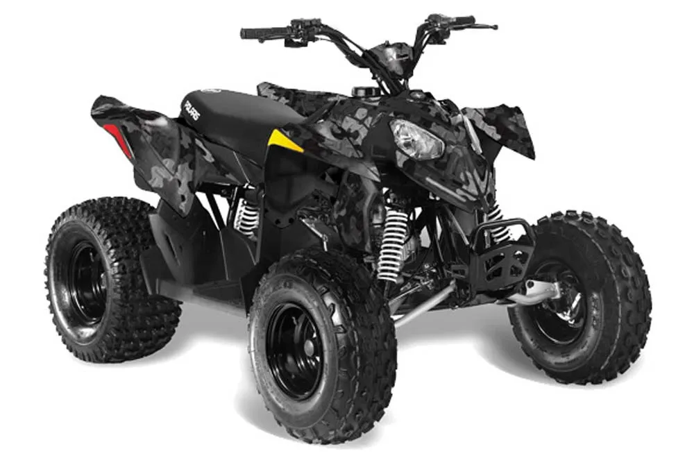 Polaris Outlaw 90 / 110 ATV Graphic Kit - 2002-2025 Camoplate Black