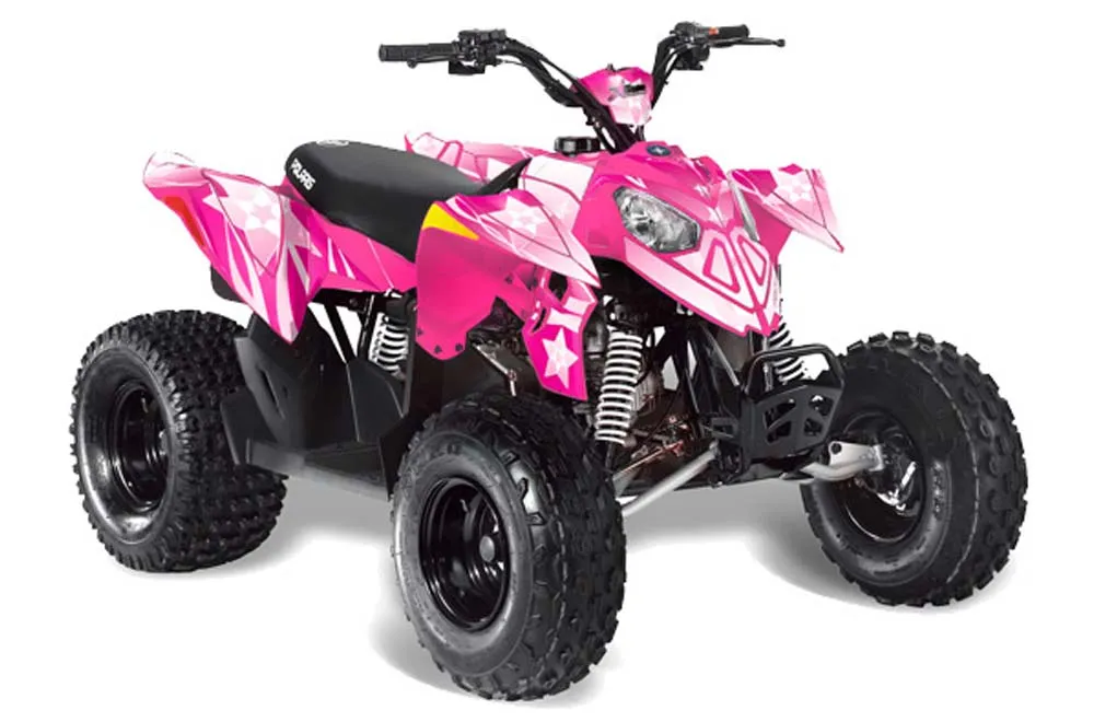 Polaris Outlaw 90 / 110 ATV Graphic Kit - 2002-2025 Starlett Pink