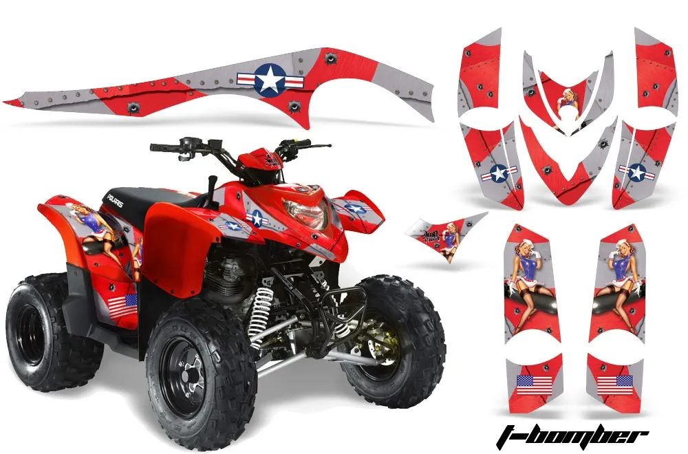 Polaris Phoenix 200 ATV Custom Graphic Kit - 2005-2023