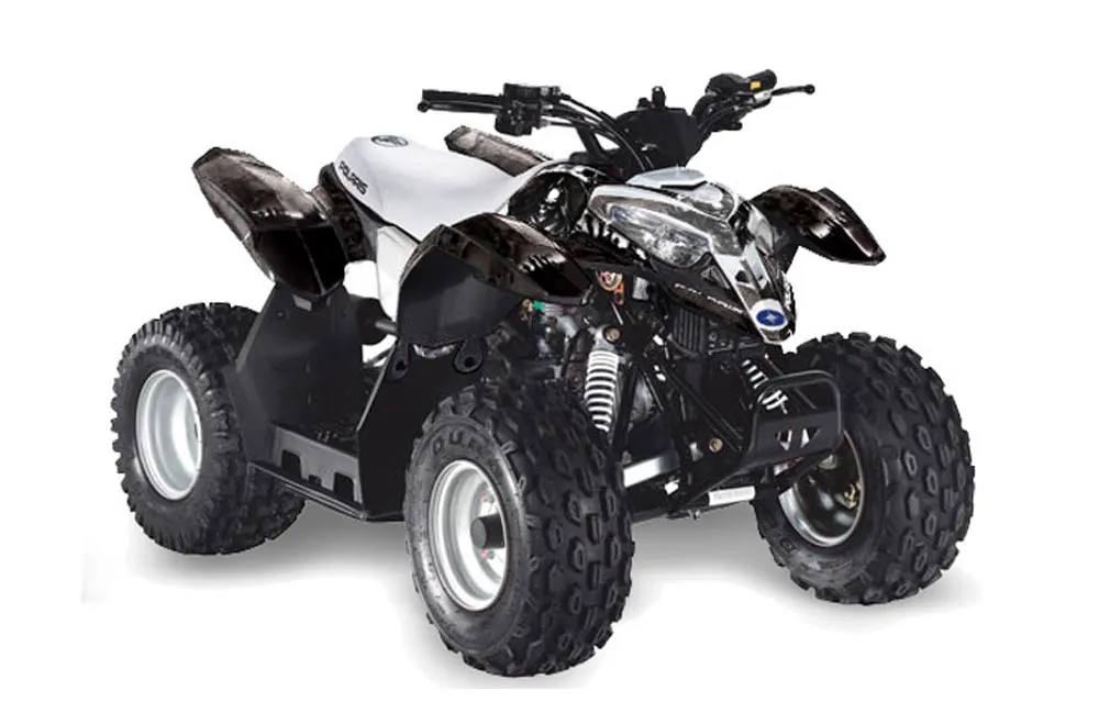 Polaris Predator 50 ATV Graphic Kit - All Years Reaper Black