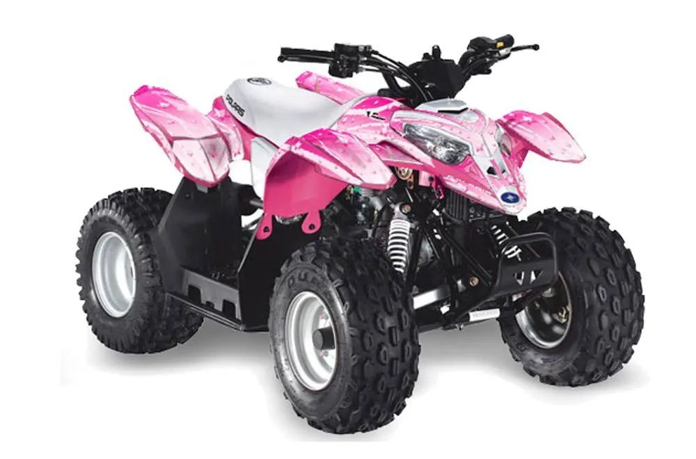 Polaris Predator 50 ATV Graphic Kit - All Years Starlett Pink