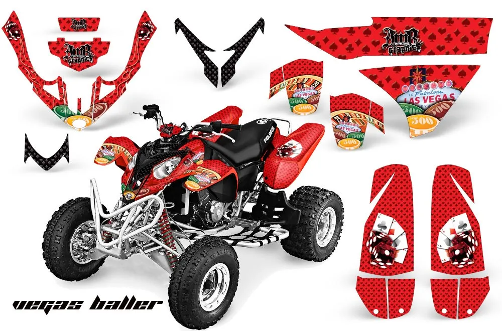 Polaris Predator 500 ATV Custom Graphic Kit - 2002-2011