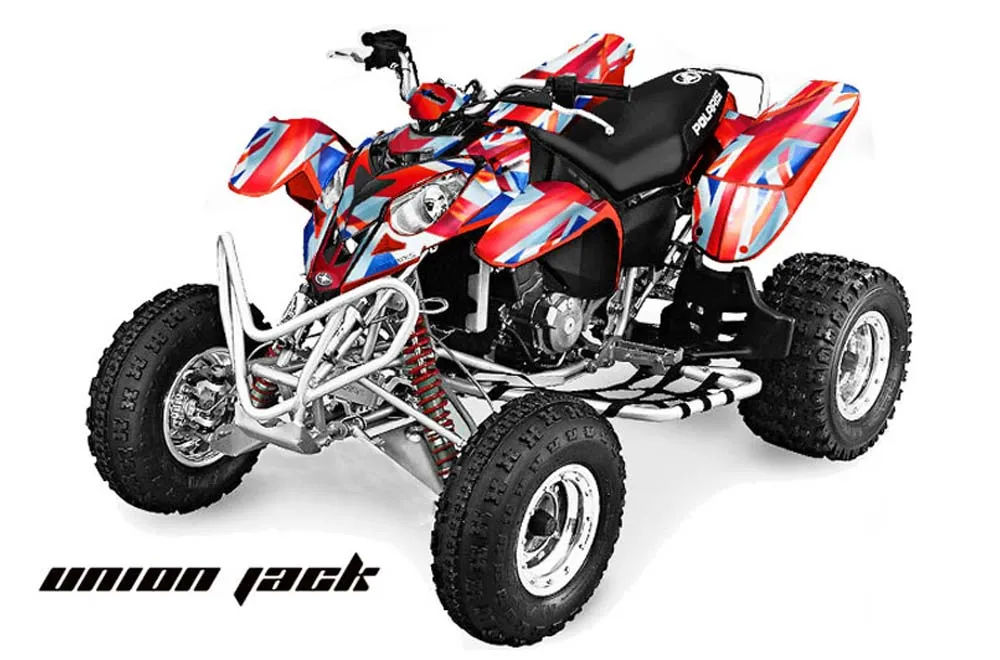 Polaris Predator 500 ATV Graphic Kit - 2002-2011 Union Jack