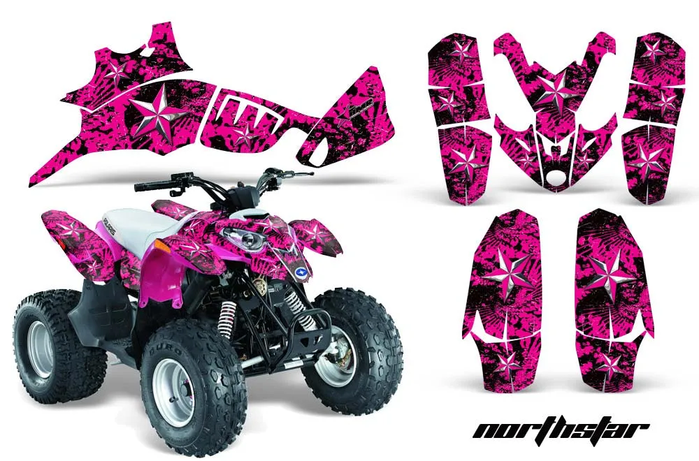Polaris Predator 90 ATV Graphic Kit - 2002-2011 Northstar Pink