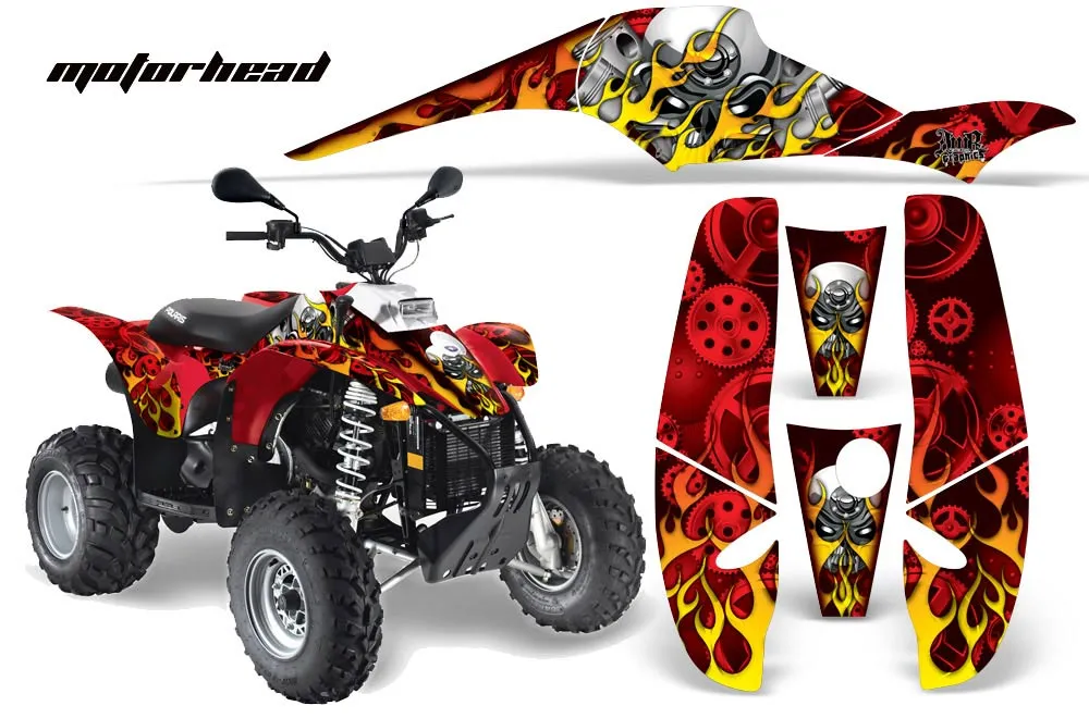 Polaris Scrambler / Trailblazer 500 ATV Custom Graphic Kit - 1985-2009