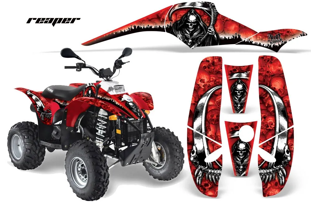 Polaris Scrambler / Trailblazer 500 ATV Custom Graphic Kit - 1985-2009