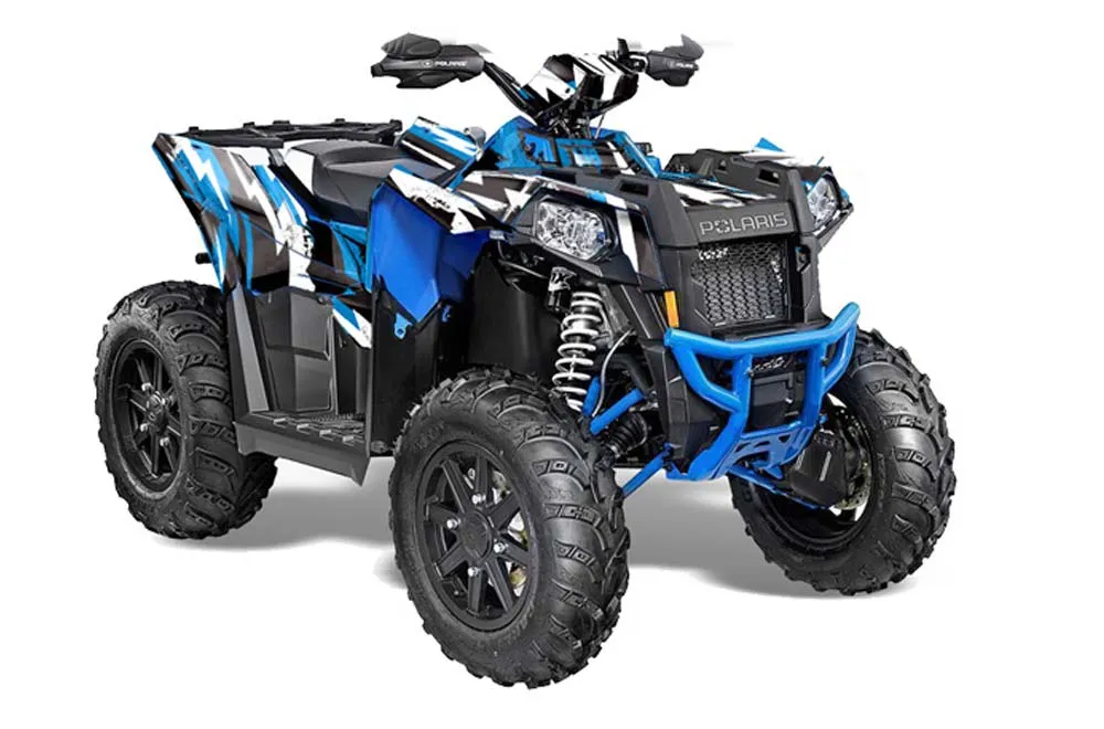 Polaris Scrambler XP 850 / 1000 ATV Graphic Kit - 2013-2016 Attack Blue