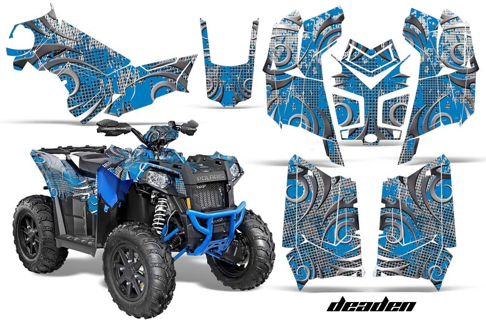 Polaris Scrambler XP 850 / 1000 ATV Graphic Kit - 2013-2016 Deaden Blue