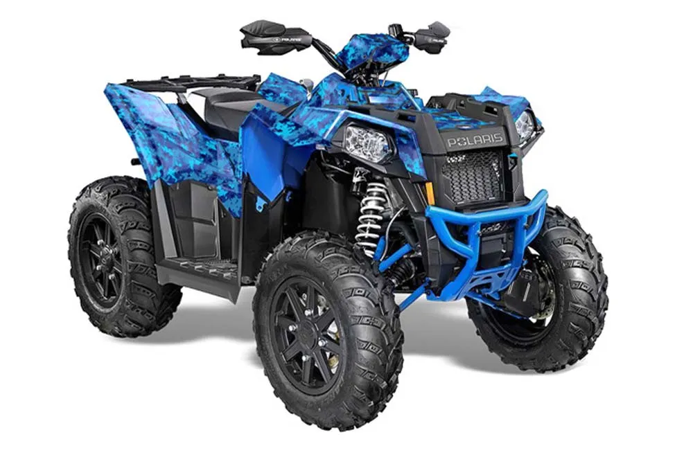 Polaris Scrambler XP 850 / 1000 ATV Graphic Kit - 2013-2016 Digi Camo Blue