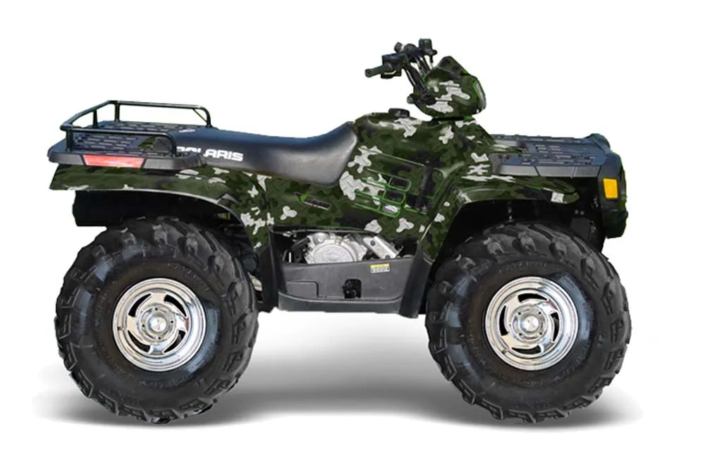 Polaris Sportsman 400 / 500 / 600 / 700 ATV Graphic Kit - 1995-2004 Camoplate Green