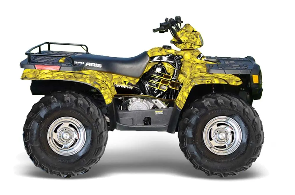 Polaris Sportsman 400 / 500 / 600 / 700 ATV Graphic Kit - 1995-2004 Reaper Yellow
