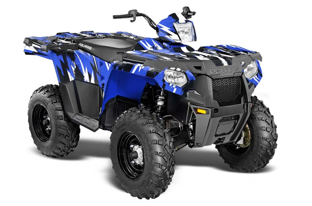 Polaris Sportsman 325ETX / 450 / 570 ATV Graphic Kit - 2014-2017 Attack Blue
