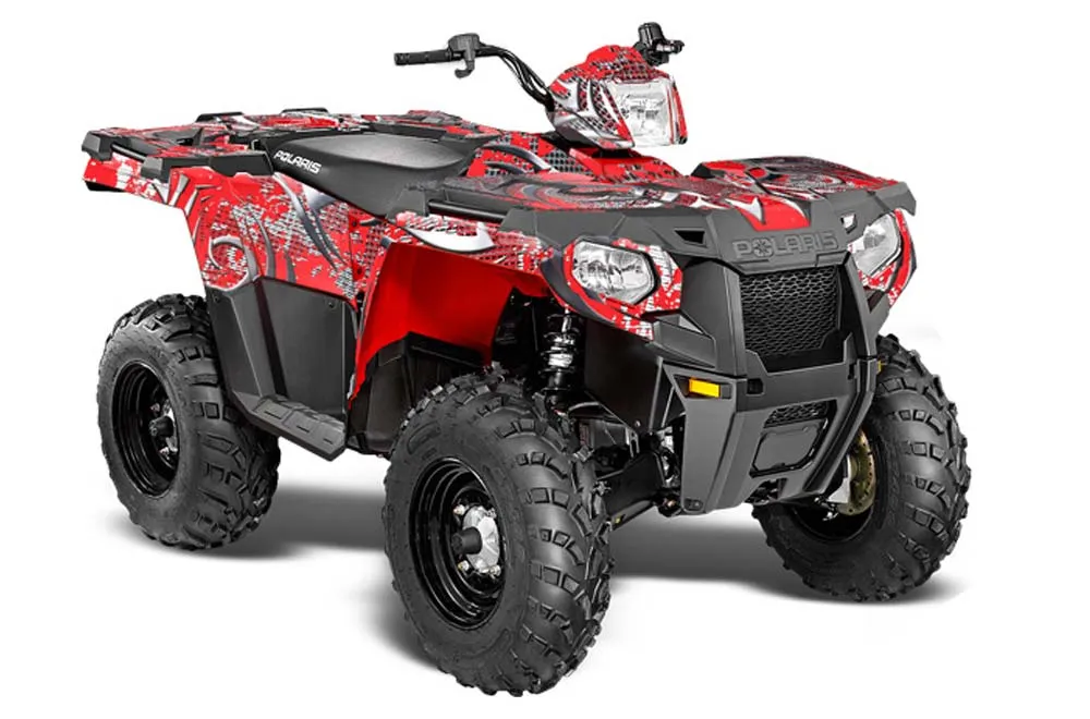 Polaris Sportsman 325ETX / 450 / 570 ATV Graphic Kit - 2014-2017 Deaden Red