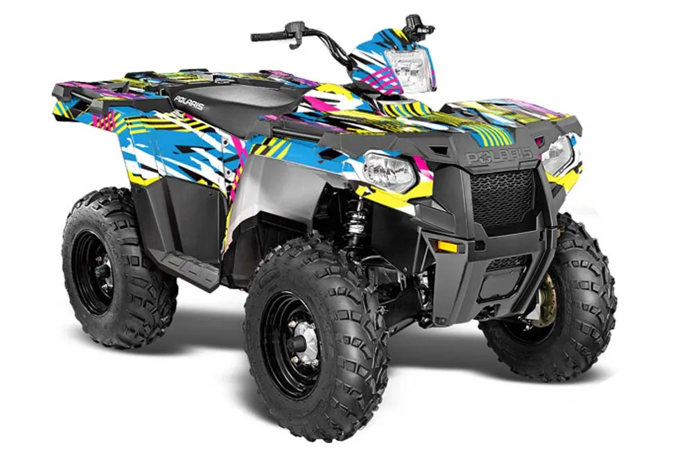 Polaris Sportsman 325ETX / 450 / 570 ATV Graphic Kit - 2014-2017 Flashback