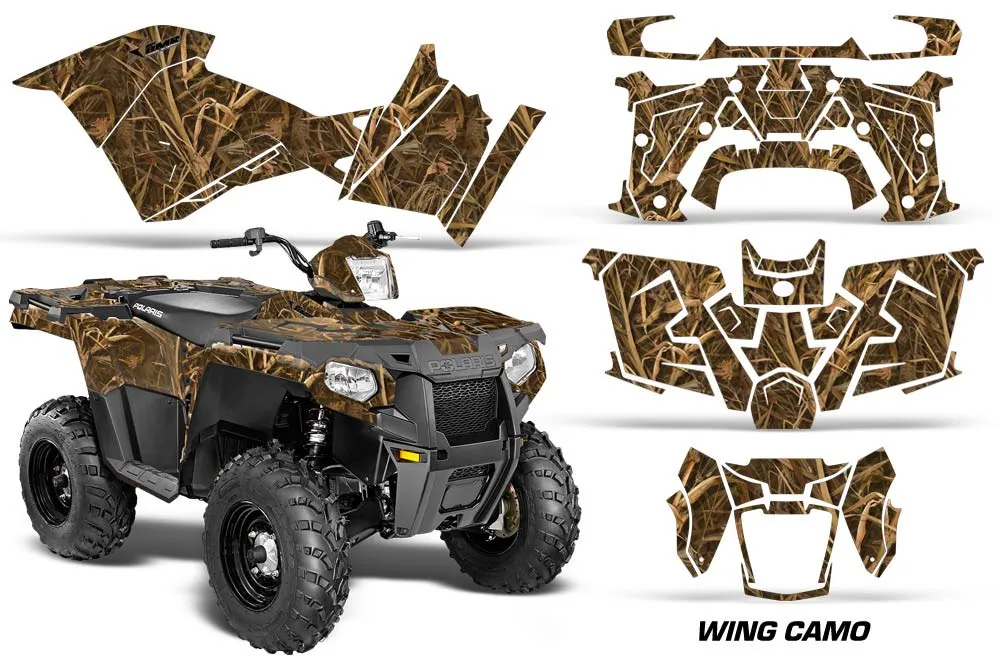 Polaris Sportsman 325ETX / 450 / 570 ATV Graphic Kit - 2014-2017 Wing Camo