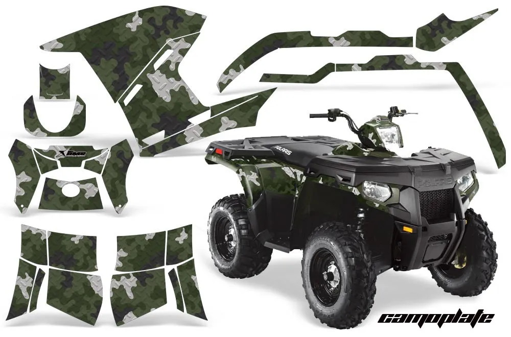 Polaris Sportsman 800 / 500 ATV Graphic Kit - 2011-2015 Camoplate Army