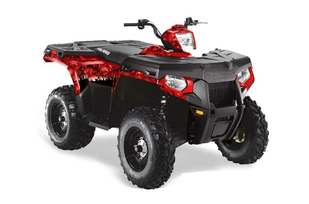 Polaris Sportsman 800 / 500 ATV Graphic Kit - 2011-2015 Reaper Red