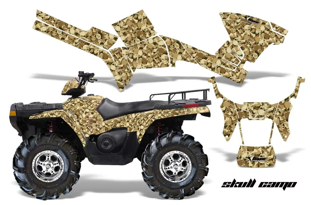 Polaris Sportsman 800 / 500 ATV Graphic Kit - 2005-2010 Skull Camo