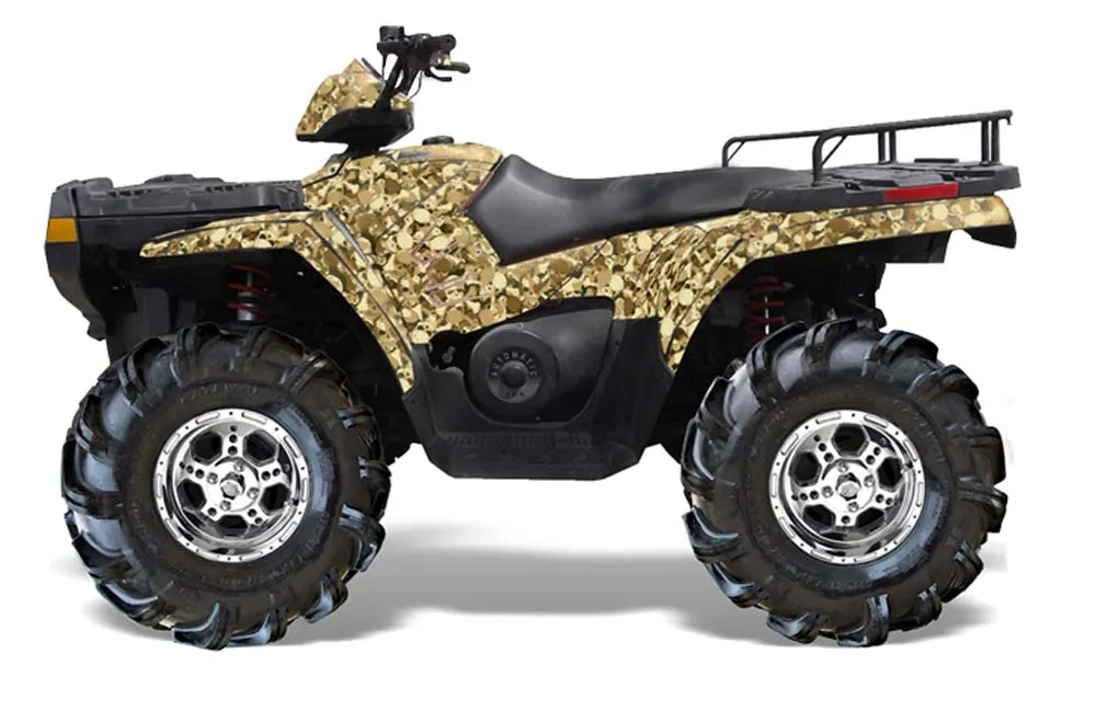 Polaris Sportsman 800 / 500 ATV Graphic Kit - 2005-2010 Skull Camo