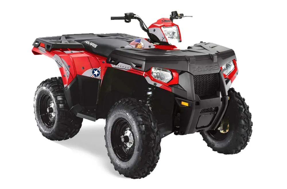 Polaris Sportsman 800 / 500 ATV Graphic Kit - 2005-2010 T Bomber Red