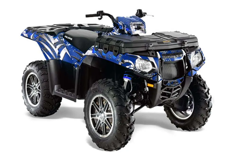 Polaris Sportsman 550 / 850 / 850SP / 1000 ATV Graphic Kit - 2009-2016 Deaden Blue